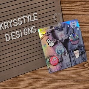 PIN & Button Mix & Match Set Coffee Cherries Peace